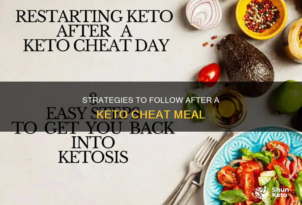 what to do after cheat meal keto