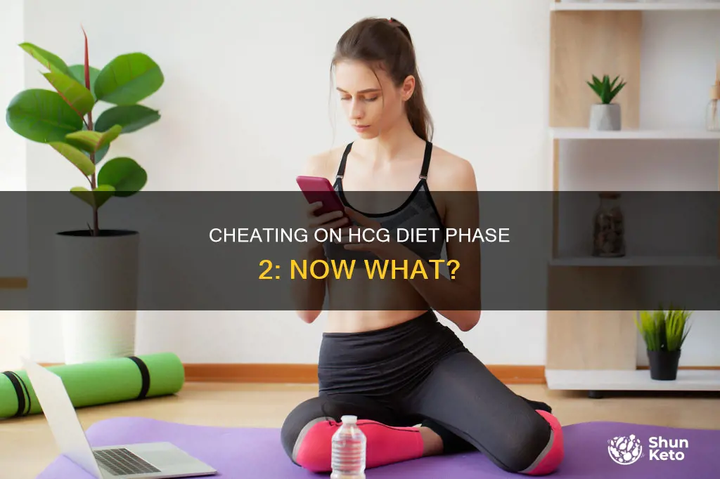 what to do after cheating on hcg diet phase 2