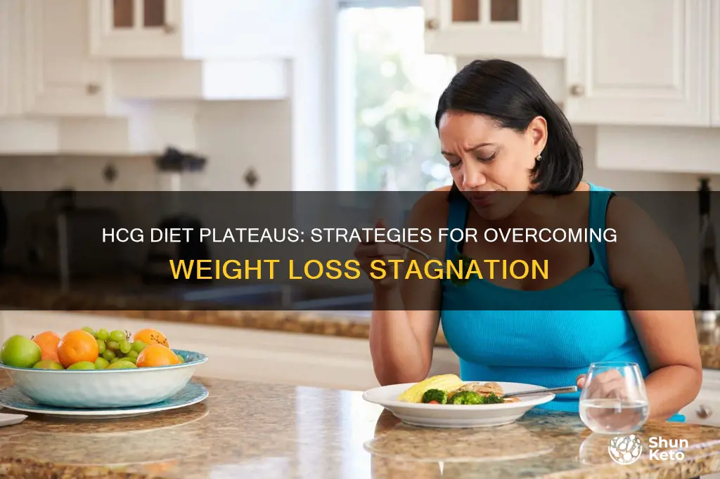 what to do with plateu during hcg diet