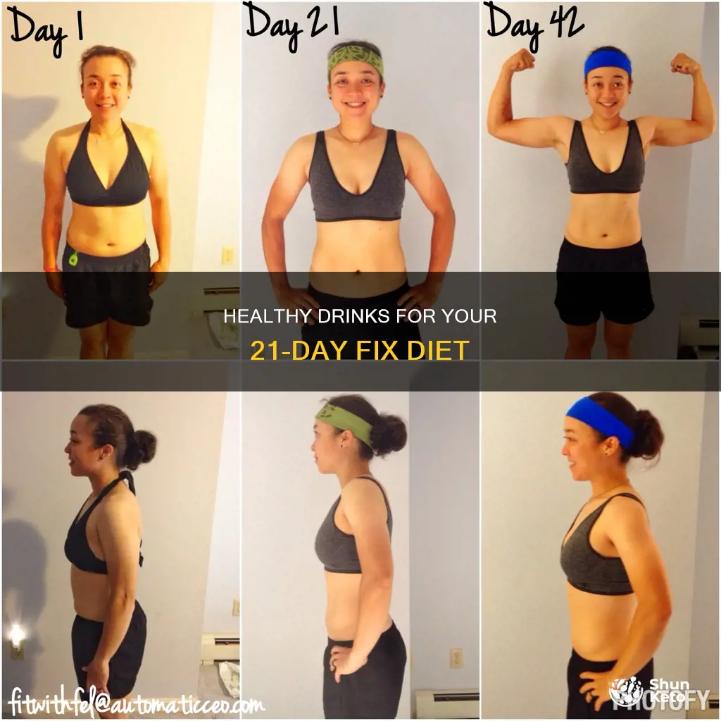 what to drink on 21 day fix diet