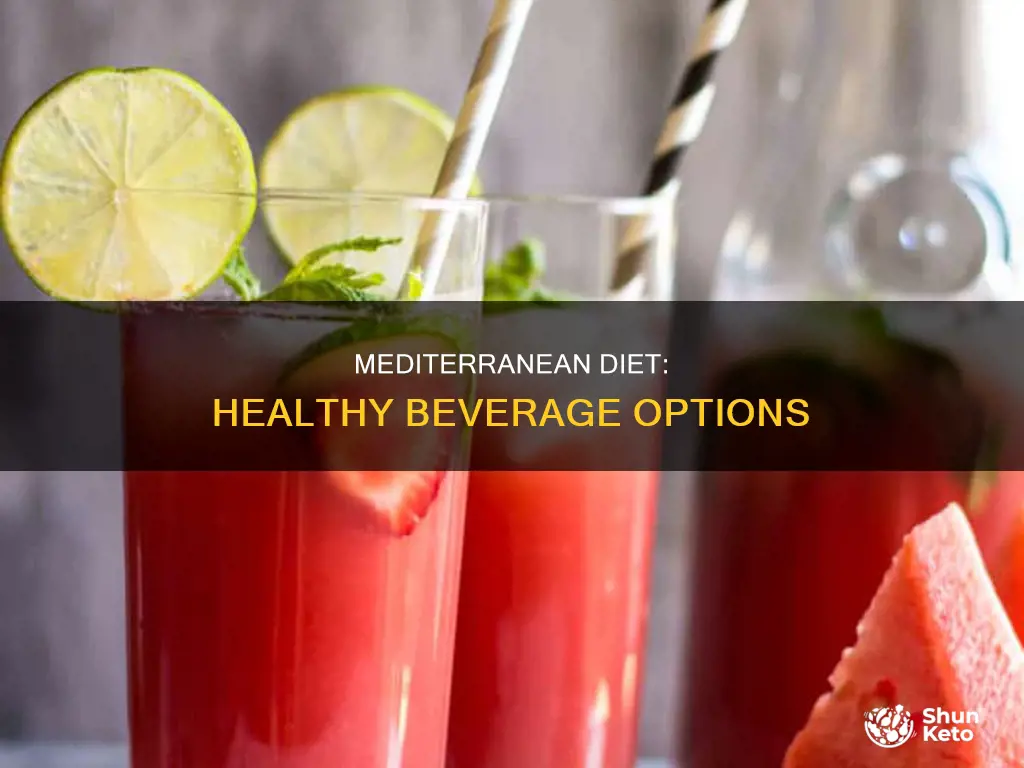 what to drink on a mediterranean diet
