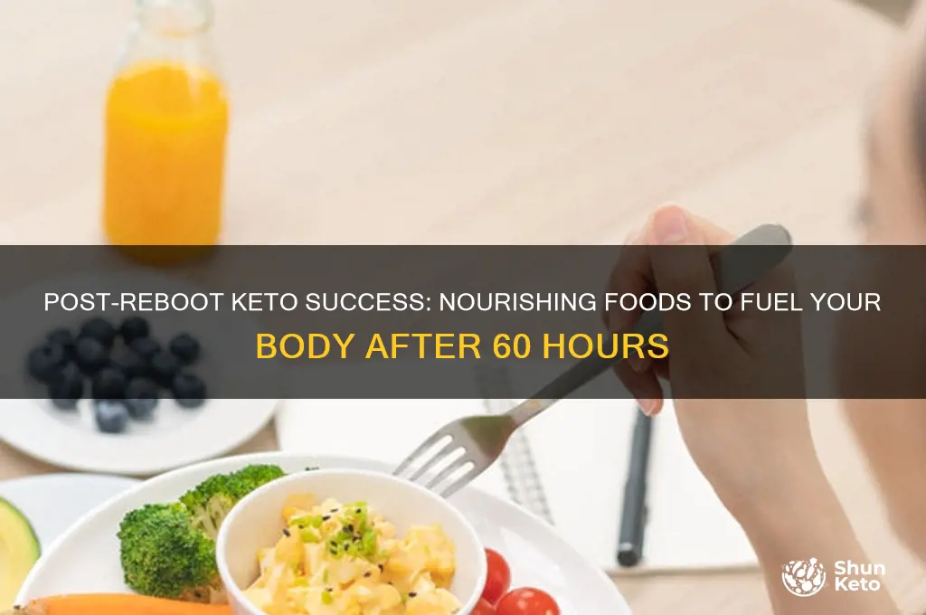 what to eat after 60 hour keto reboot