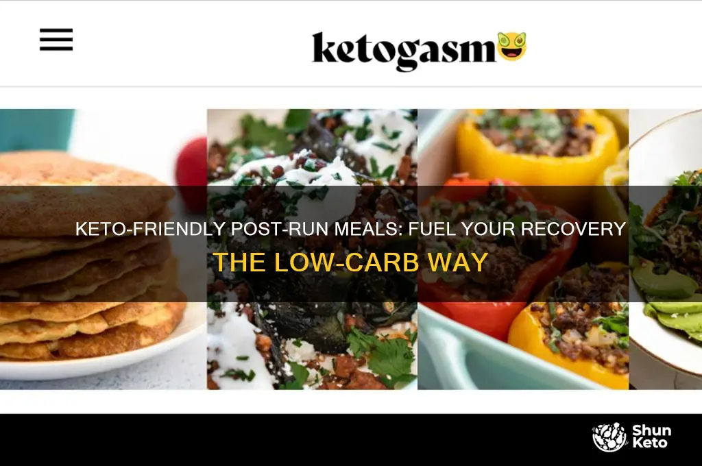 what to eat after a run keto