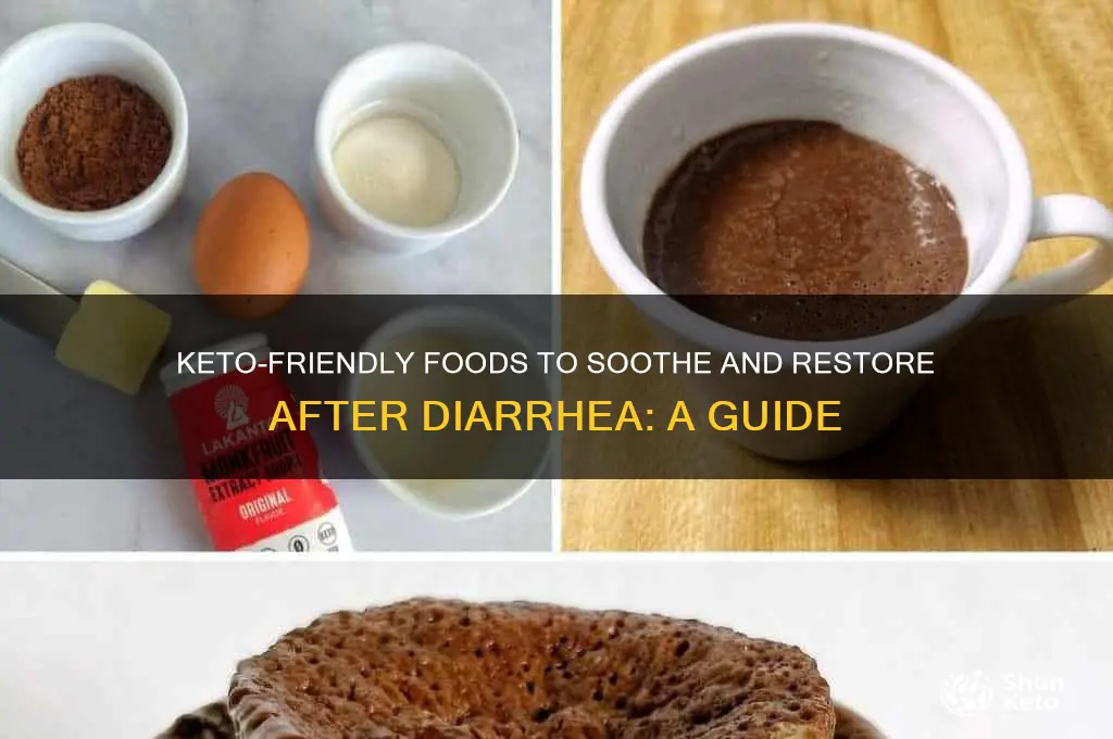 what to eat after diarrhea on keto
