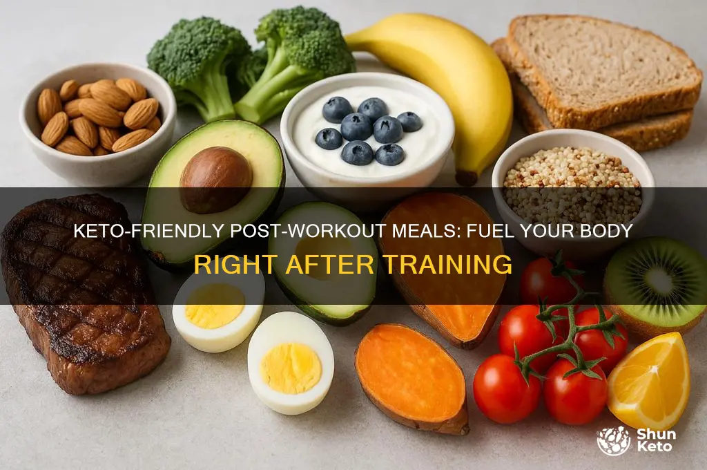 what to eat after training on keto