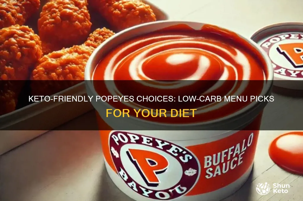 what to eat at popeyes on keto