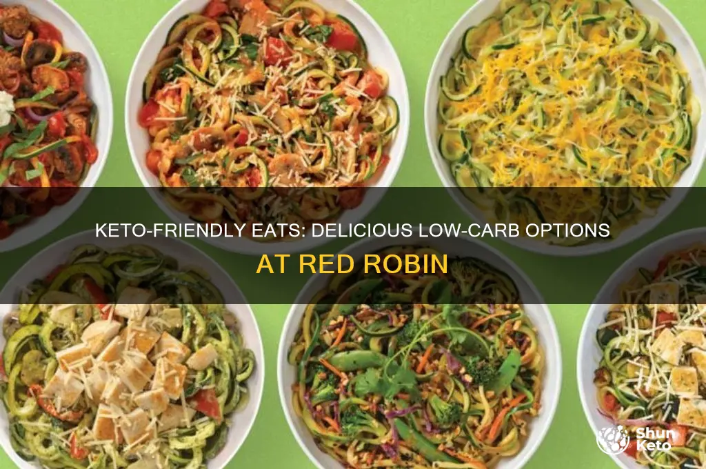 what to eat at red robin keto