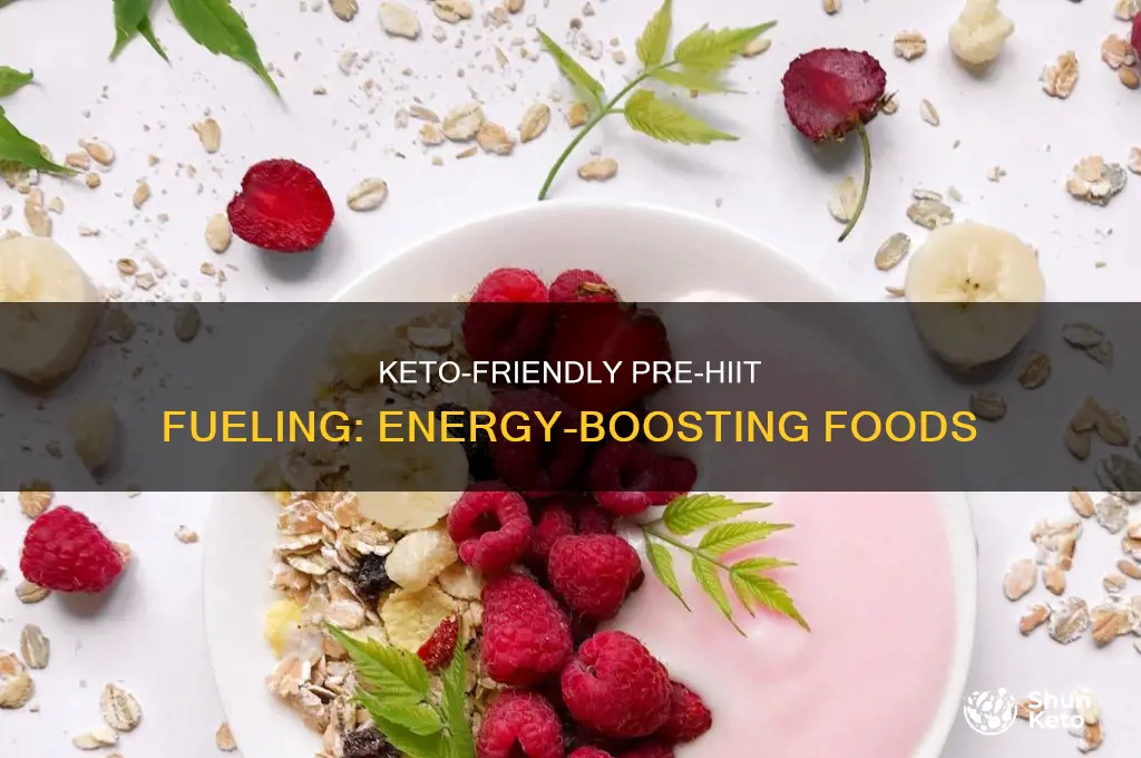 what to eat before hiit keto