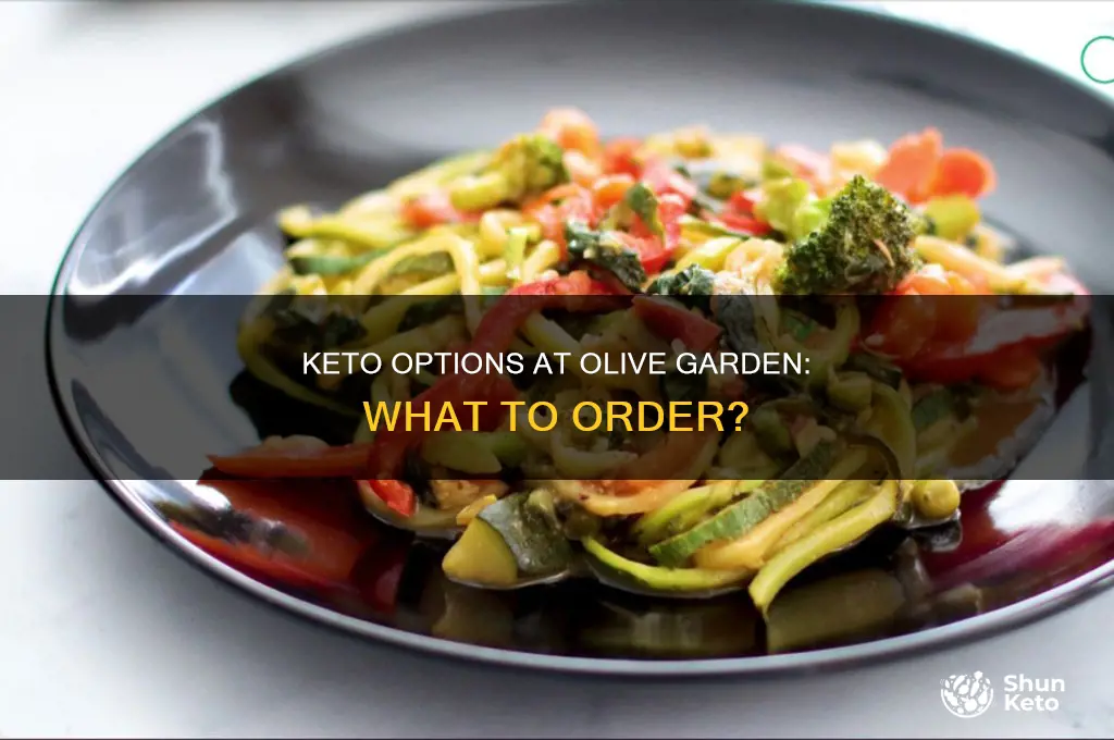 what to eat for keto in olive garden