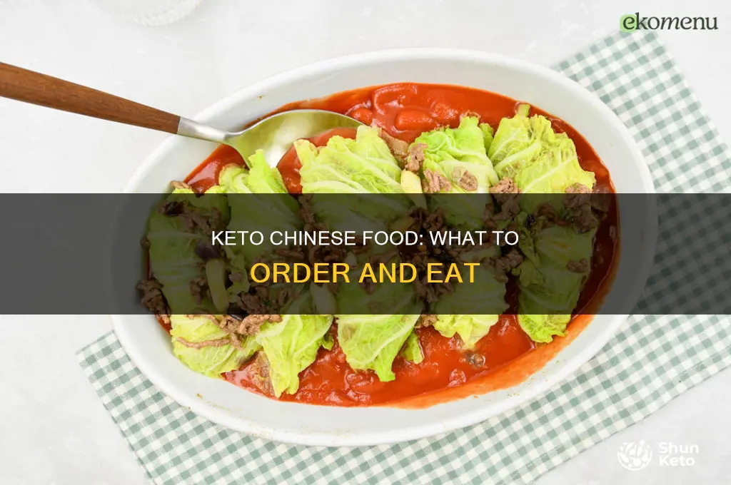 what to eat from chinese on keto