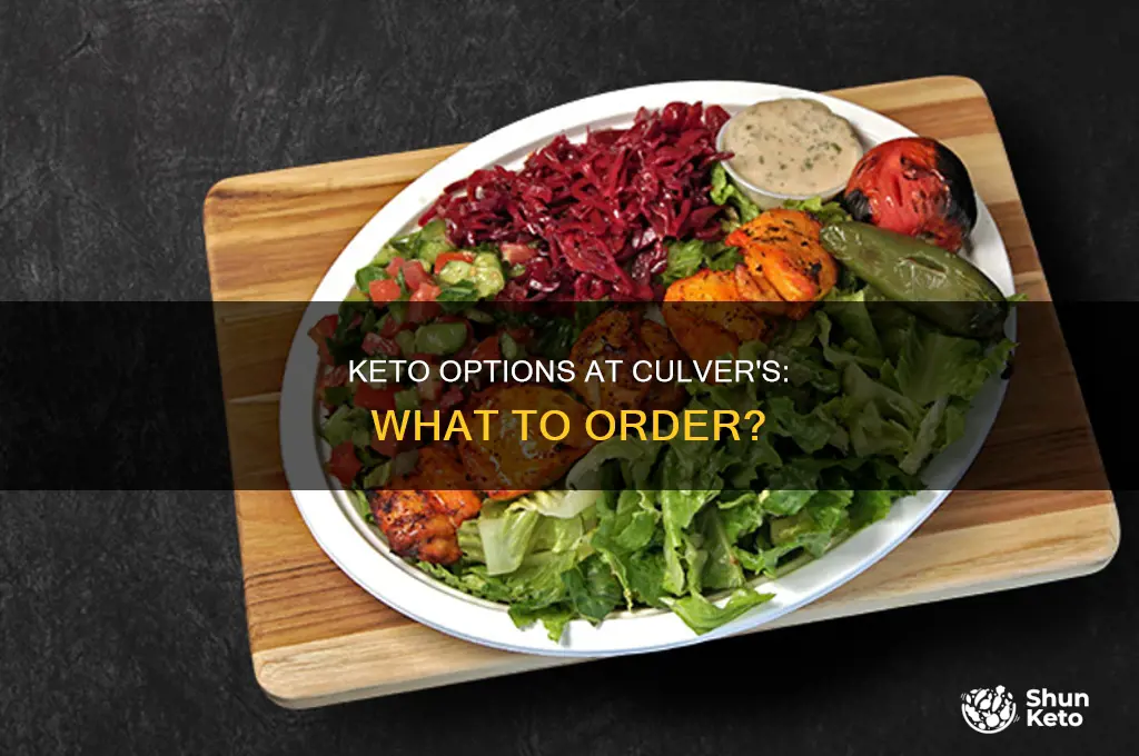 what to eat keto at culvers