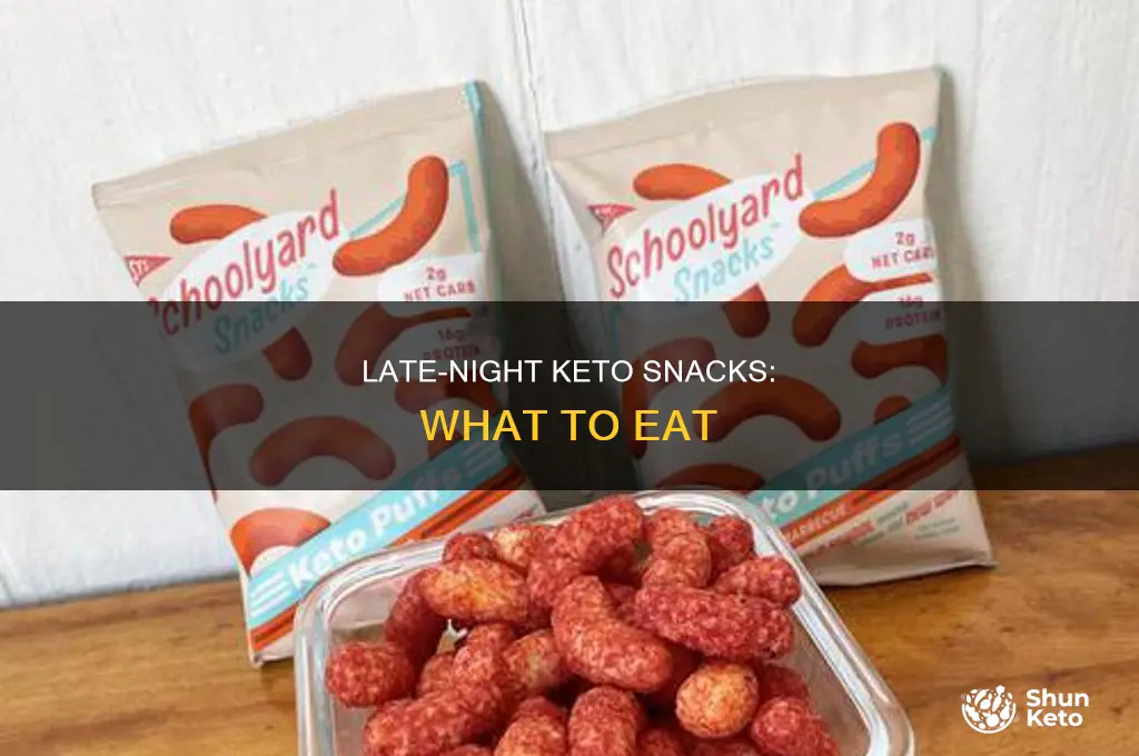 what to eat late at night keto