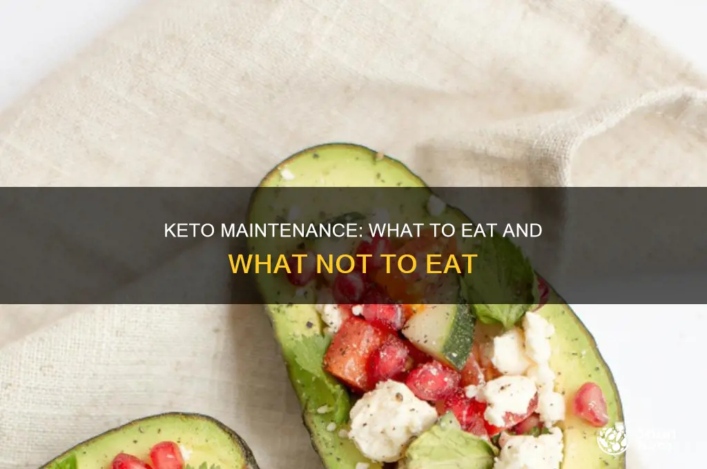 what to eat on keto maintenance