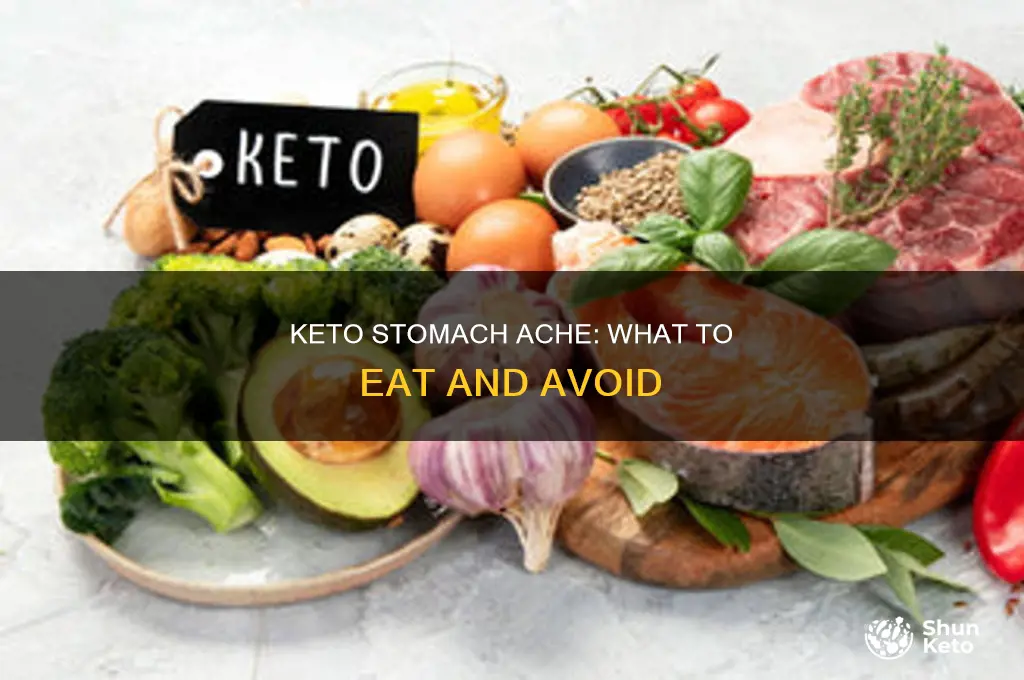 what to eat on keto stomach ache