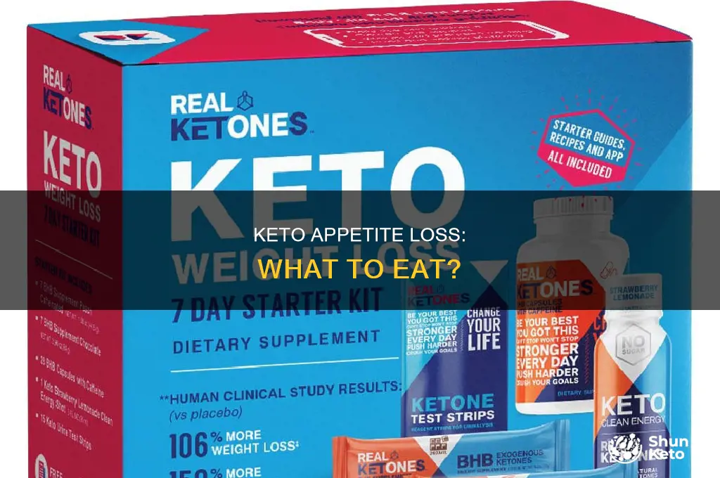 what to eat on keto with lost appetite