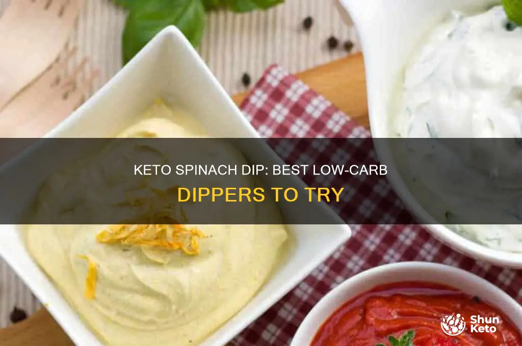 what to eat spinach dip with on keto