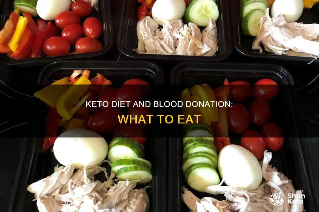what to eat when keto and giving blood