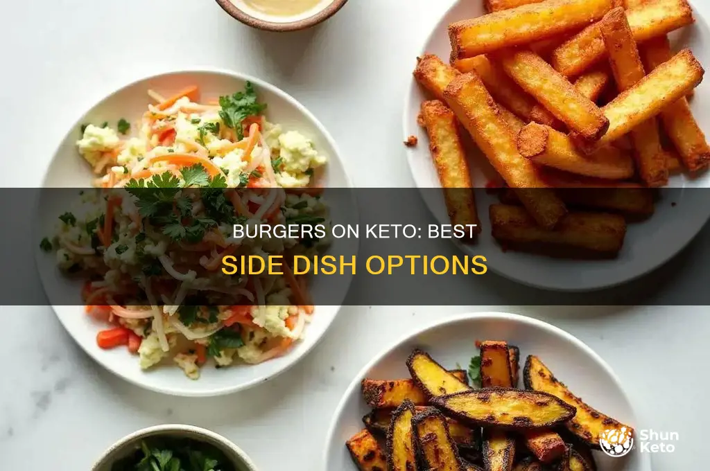 what to eat with burger on keto