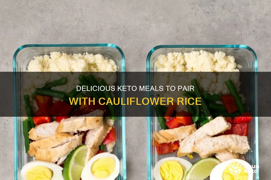 what to eat with cauliflower rice keto