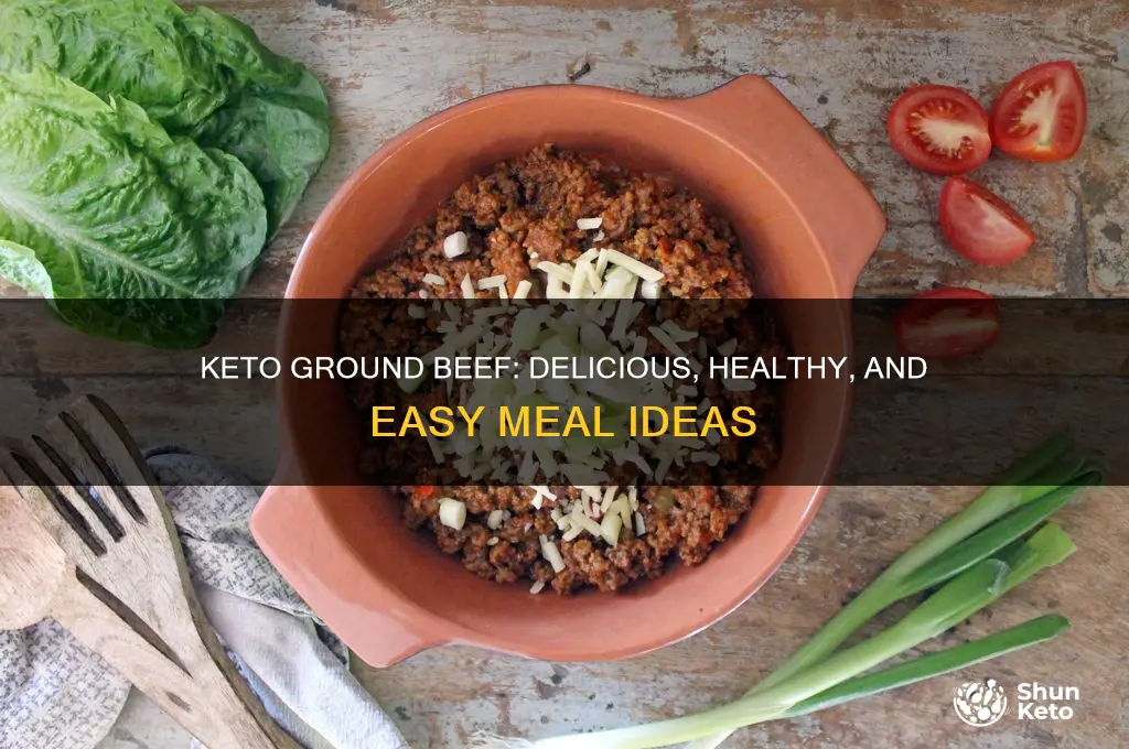 what to eat with ground beef keto