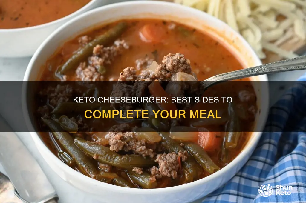 what to eat with keto cheese burger
