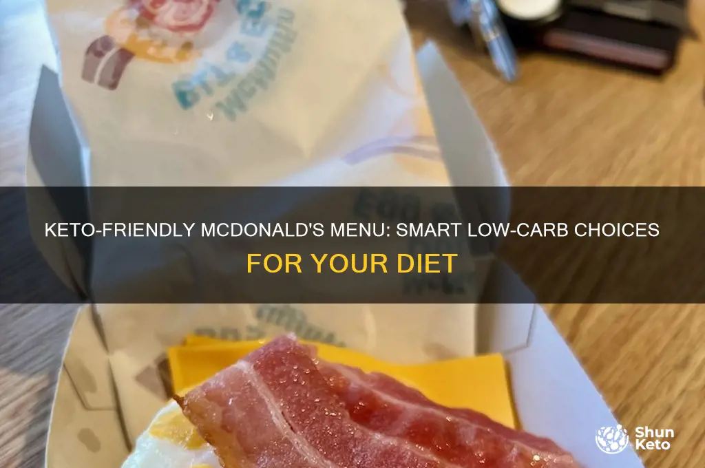 what to get at mcdonalds on keto diet