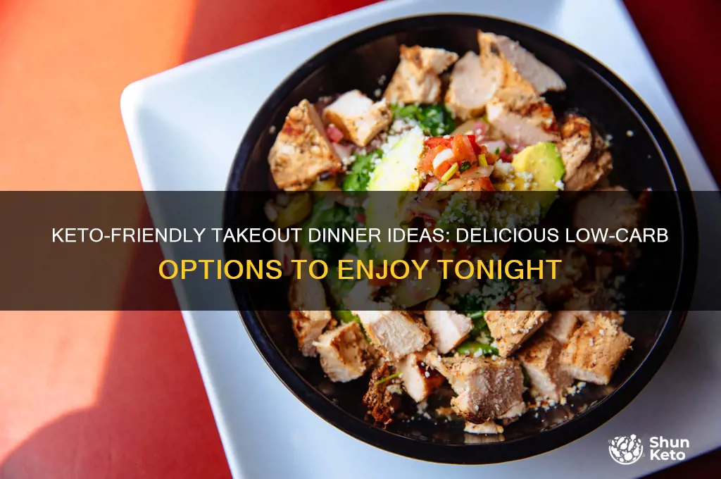 what to have for dinner take out keto diet