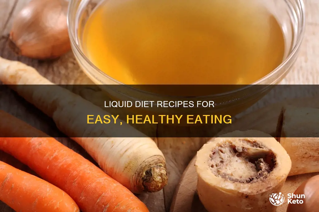 what to make for a liquid diet