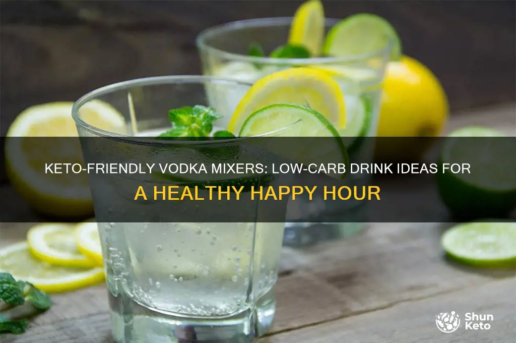 what to mix with vodka on a keto diet