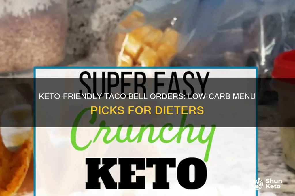 what to order at taco bell on keto diet