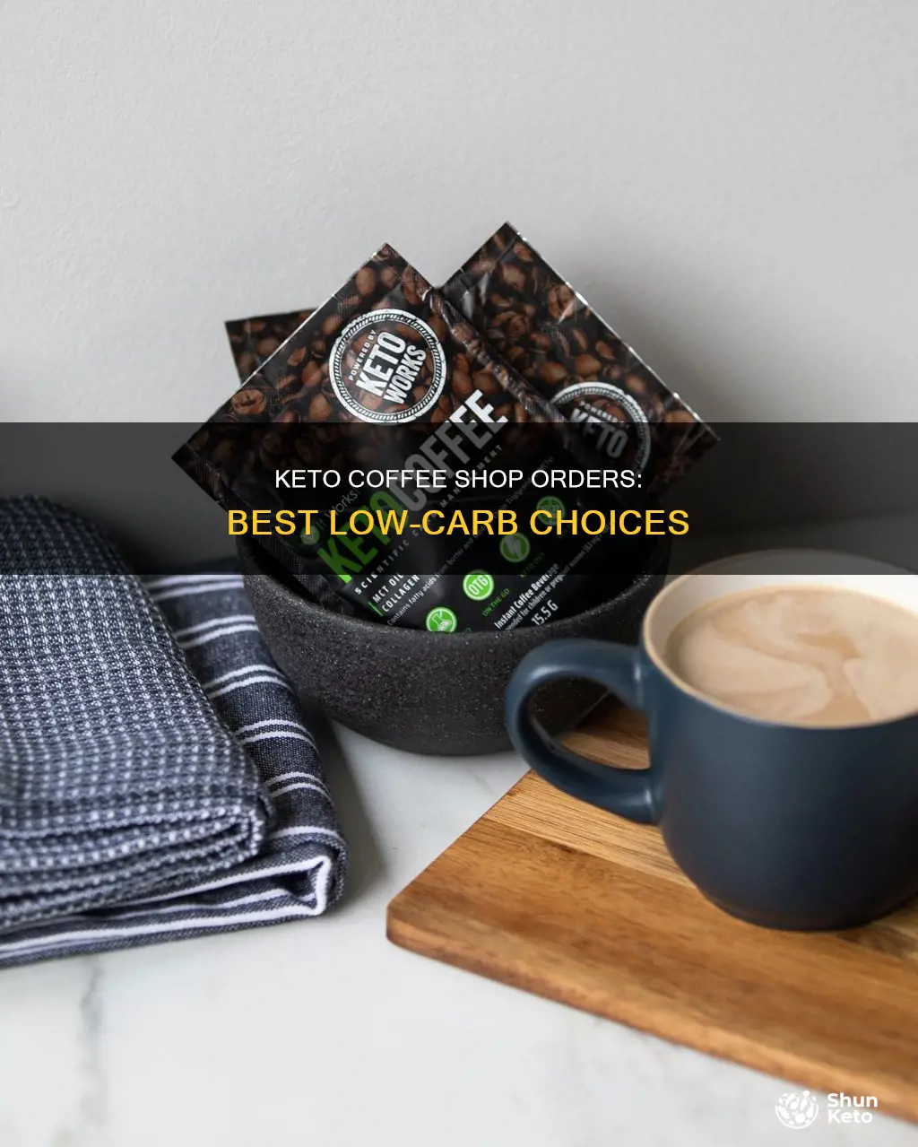 what to order in a coffee shop keto