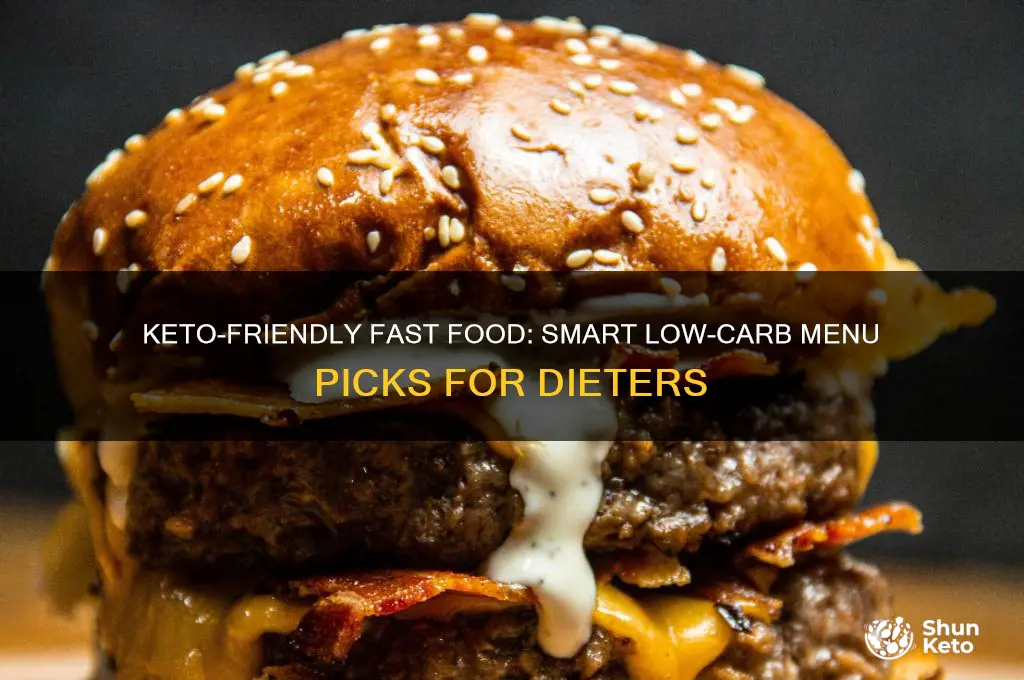 what to order in fast foods for a keto diet