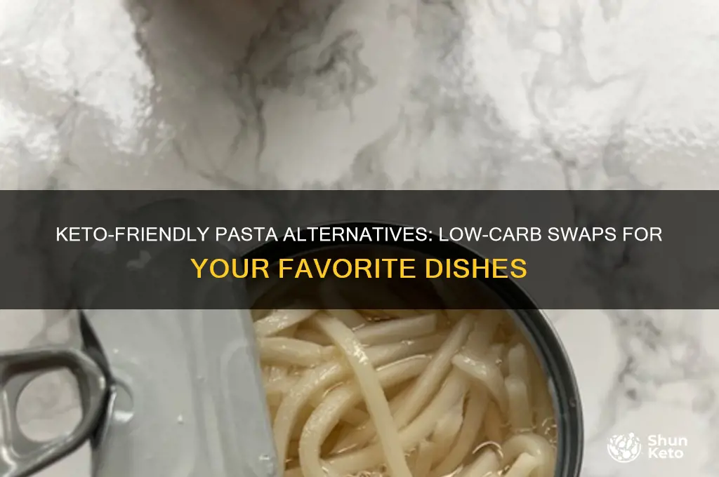 what to replace pasta with on keto diet