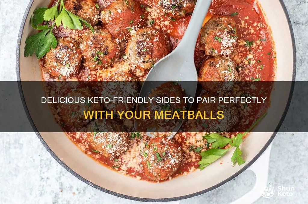 what to serve with keto meatballs