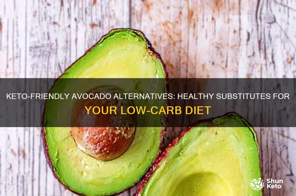 what to substitute in keto diet for avacado