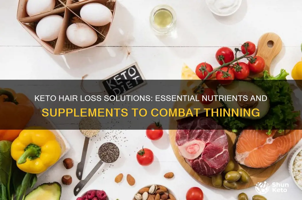 what to take for hair loss on keto diet