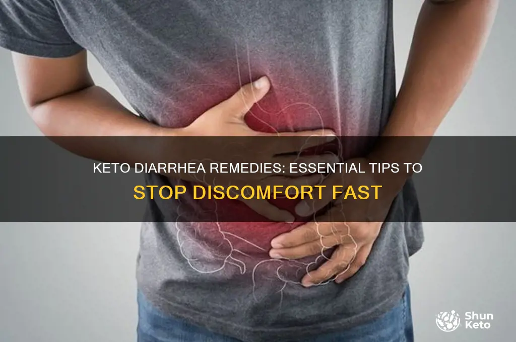 what to take to stop diarrhea on keto diet