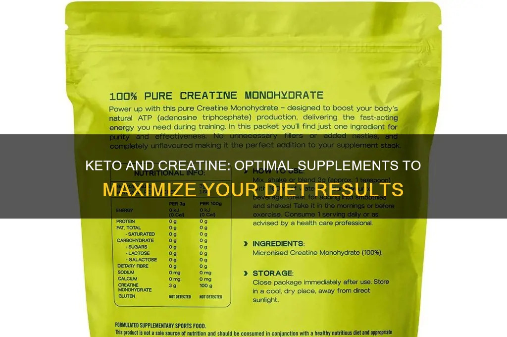 what to take with creatine on keto diet