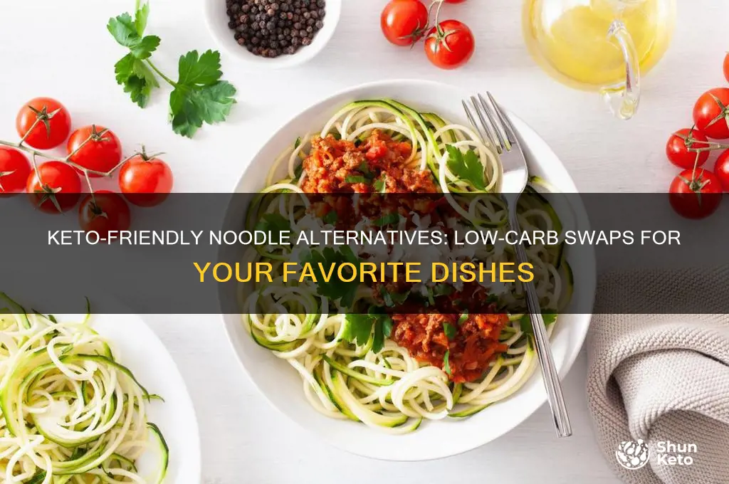 what to use in place of noodles on keto diet