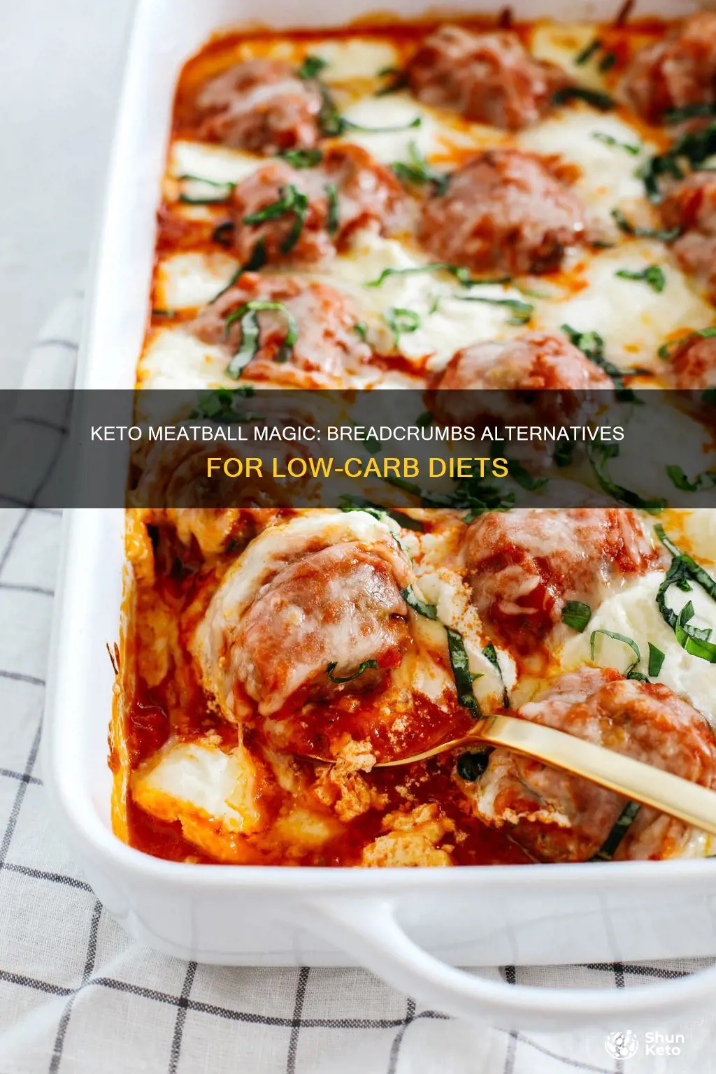 what to use instead of breadcrumbs in meatballs keto