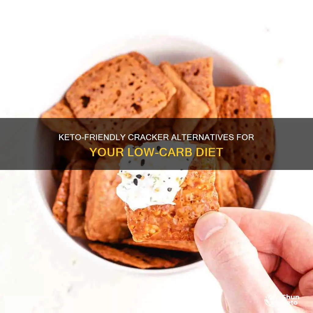 what to use instead of crackers on keto