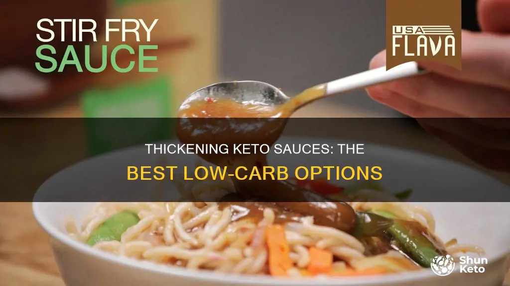 what to use to thicken sauce keto