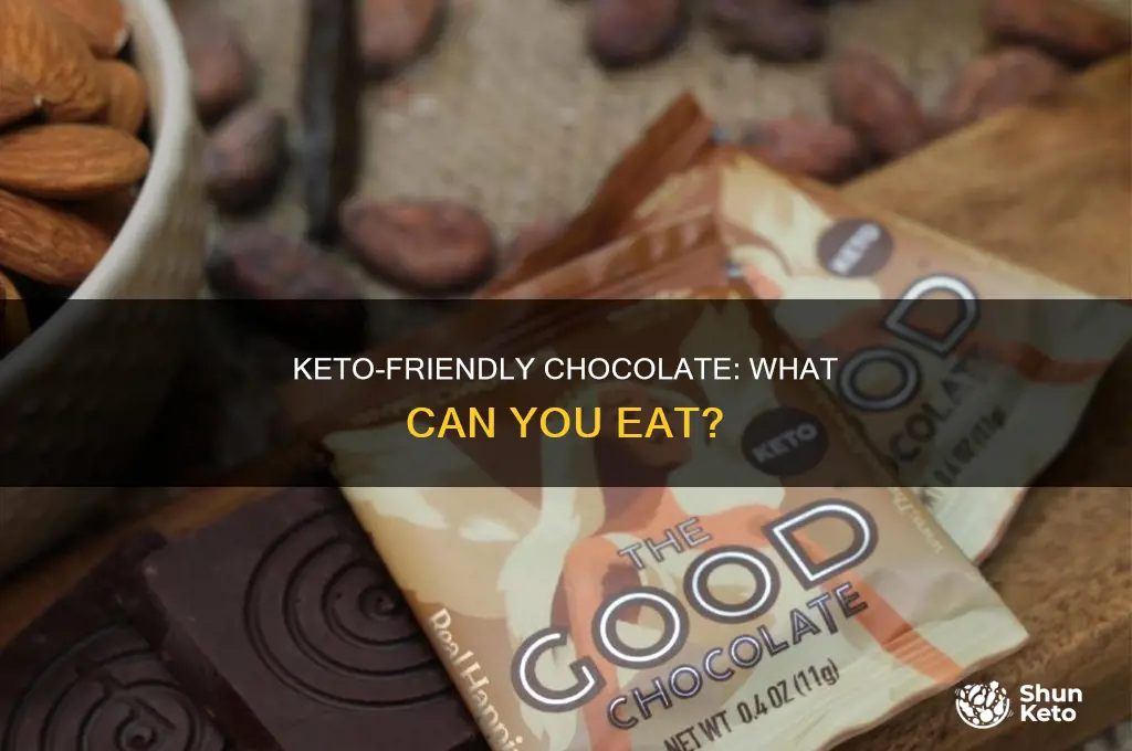 what type of chocolate can i eat on keto