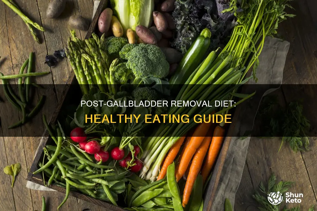 what type of diet after gallbladder removal