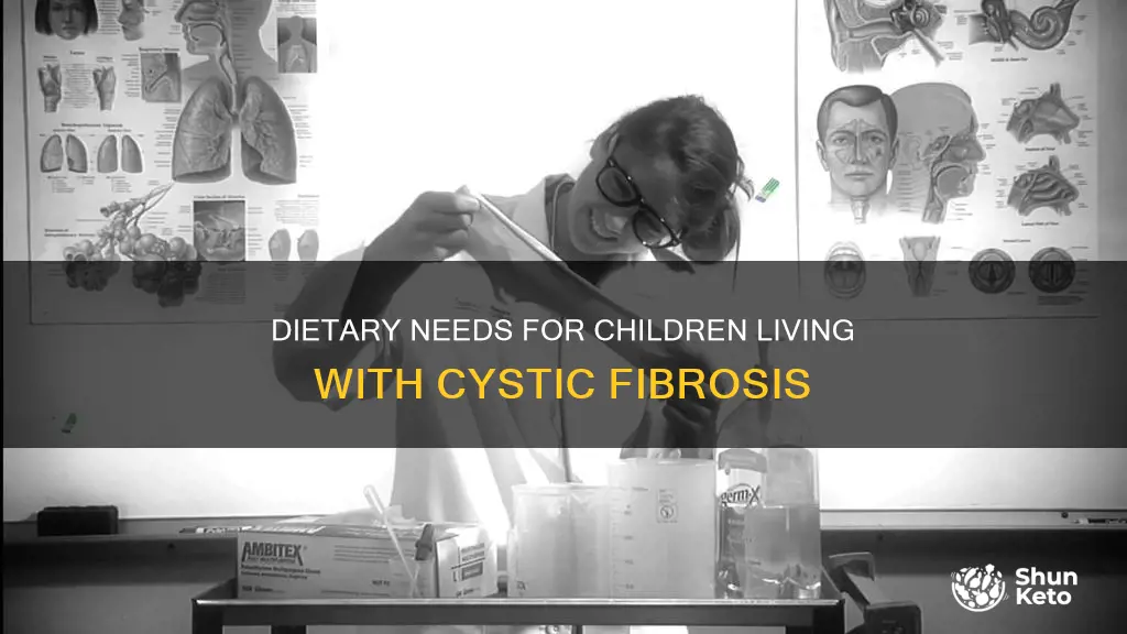 what type of diet do children with cystic fibrosis require