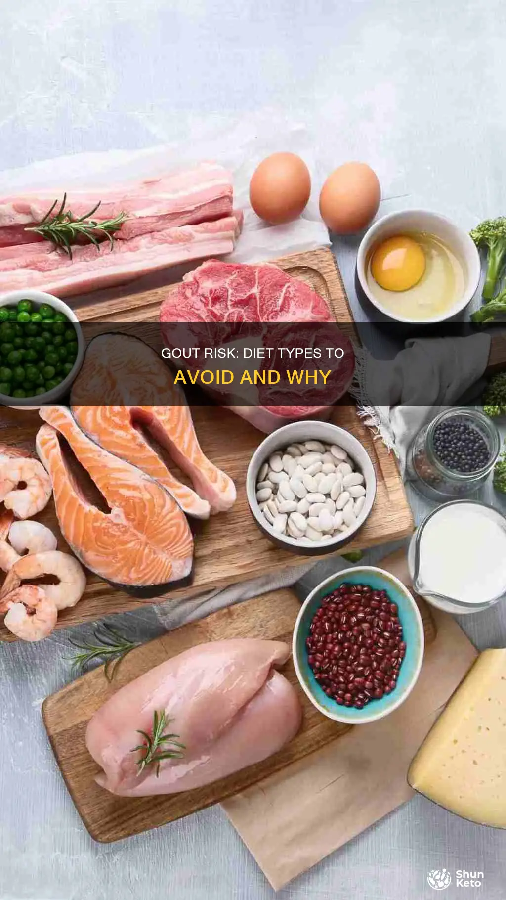 what type of diet increases gout risk