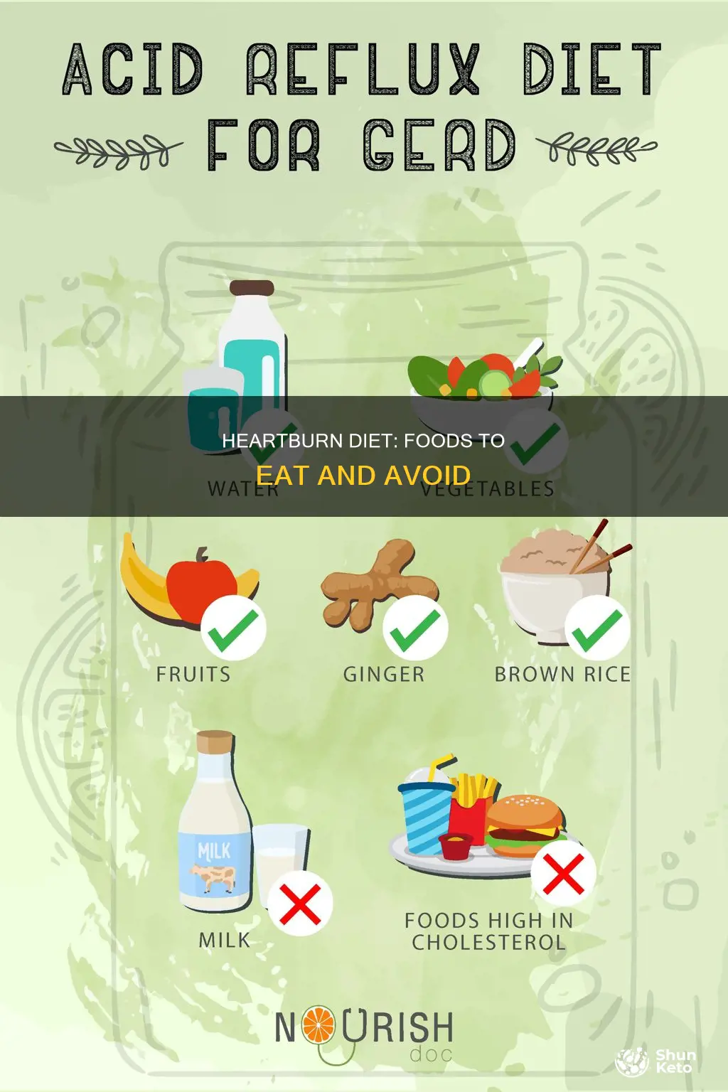 what type of diet is recommended for heartburn