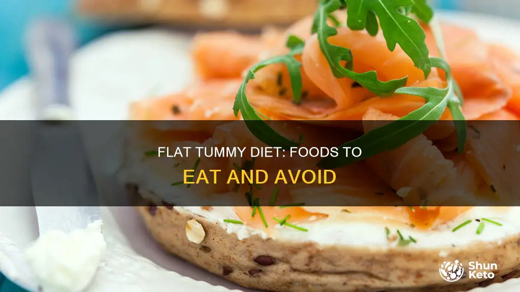 what type of diet to follow for flat tummy