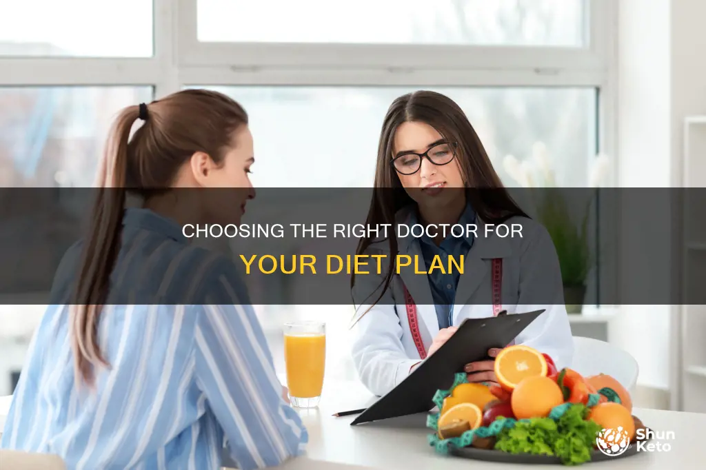 what type of doctor will provide diet plan