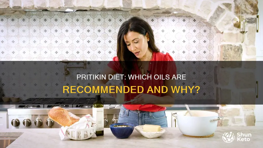 what type of oil does pritikin diet use